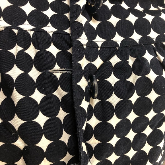 Girls Navy Blue Polka Dot Jacket Size S (6-7) - Picture 6 of 8